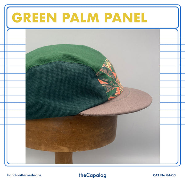 Green Palm Panel Cap