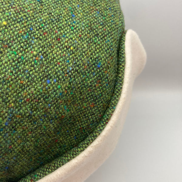 Green Wool Trapper Cap