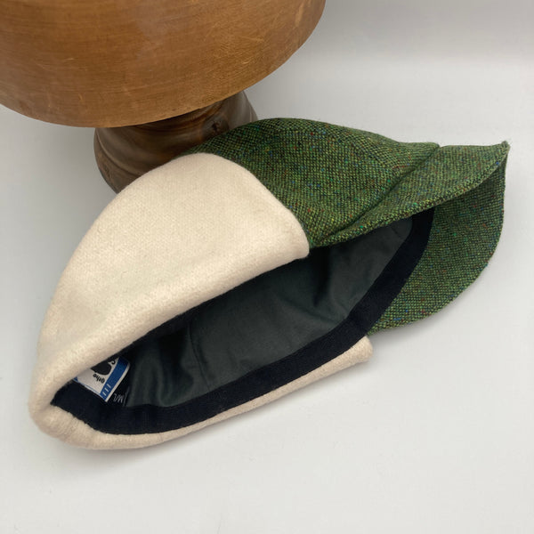 Green Wool Trapper Cap