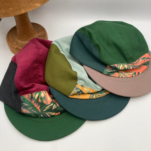 Green Palm Panel Cap